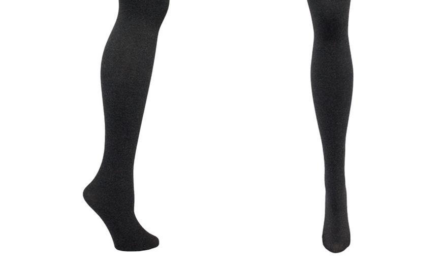 Ellen tracy outlet fleece lined tights