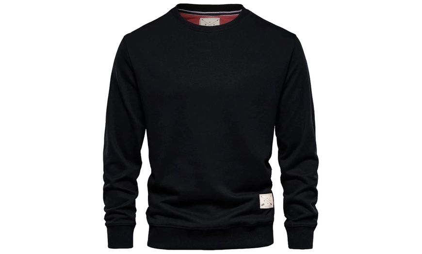 Image 3: Herren-Pullover mit Rundhalsausschnitt