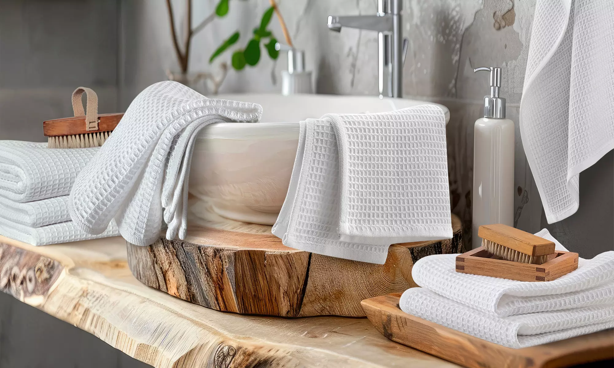 5er-Set Handtücher aus Baumwolle