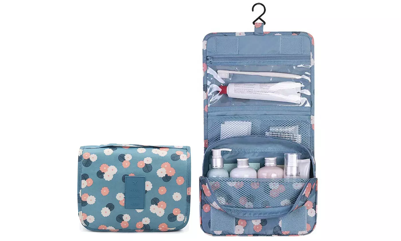 Multifunction Cosmetic Bag Portable Makeup Pouch Waterproof Toiletry Bag