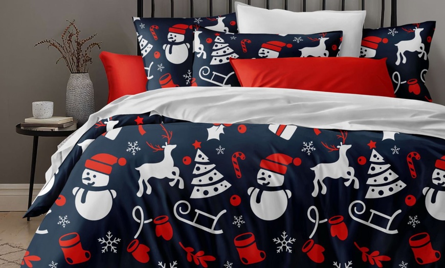 Image 5: Christmas Easy Care Duvet Sets
