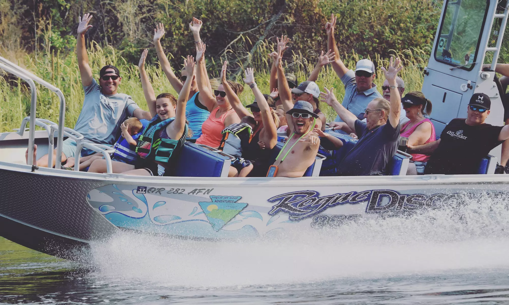 Jet Boat Discovery Tour for One Adult or Child at Rogue Jet Boat Adventures (Up to 24% Off) - Primary Image
