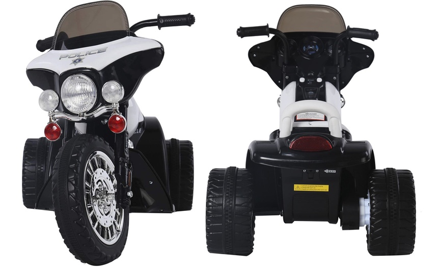 Image 2: HomCom Ride-On Motorcycle Toy