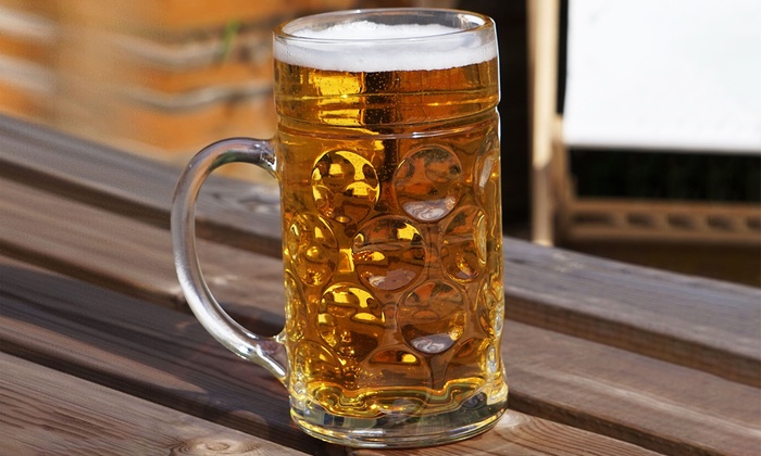 Two-Pint Beer Glass | Groupon