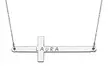 One or Two Personalized Sterling Cross Necklaces from Limogés Jewelry (Up to 65% Off) - Second Medium
