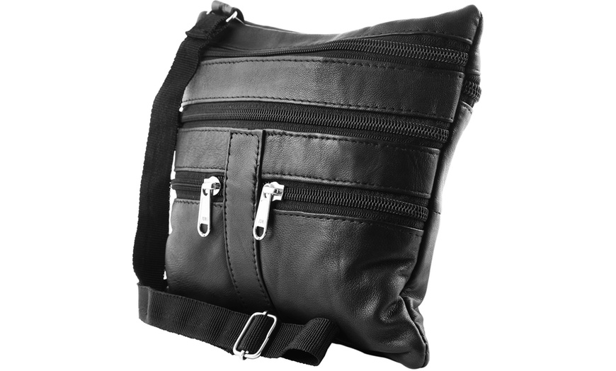 Image 17: 1x oder 2x Steinmeister Unisex-Handtasche aus Leder