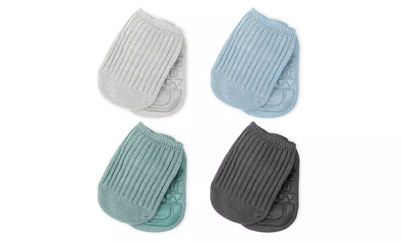 Toddler Baby Non Slip Socks 8 Pairs Infant Newborn Antiskid Socks with Grips