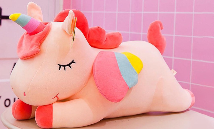 Image 3: 30cm, 40cm or 60cm Unicorn Plush Pillow