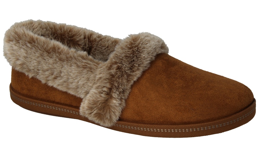 Image 5: Skechers Faux-Fur-Lined Slippers