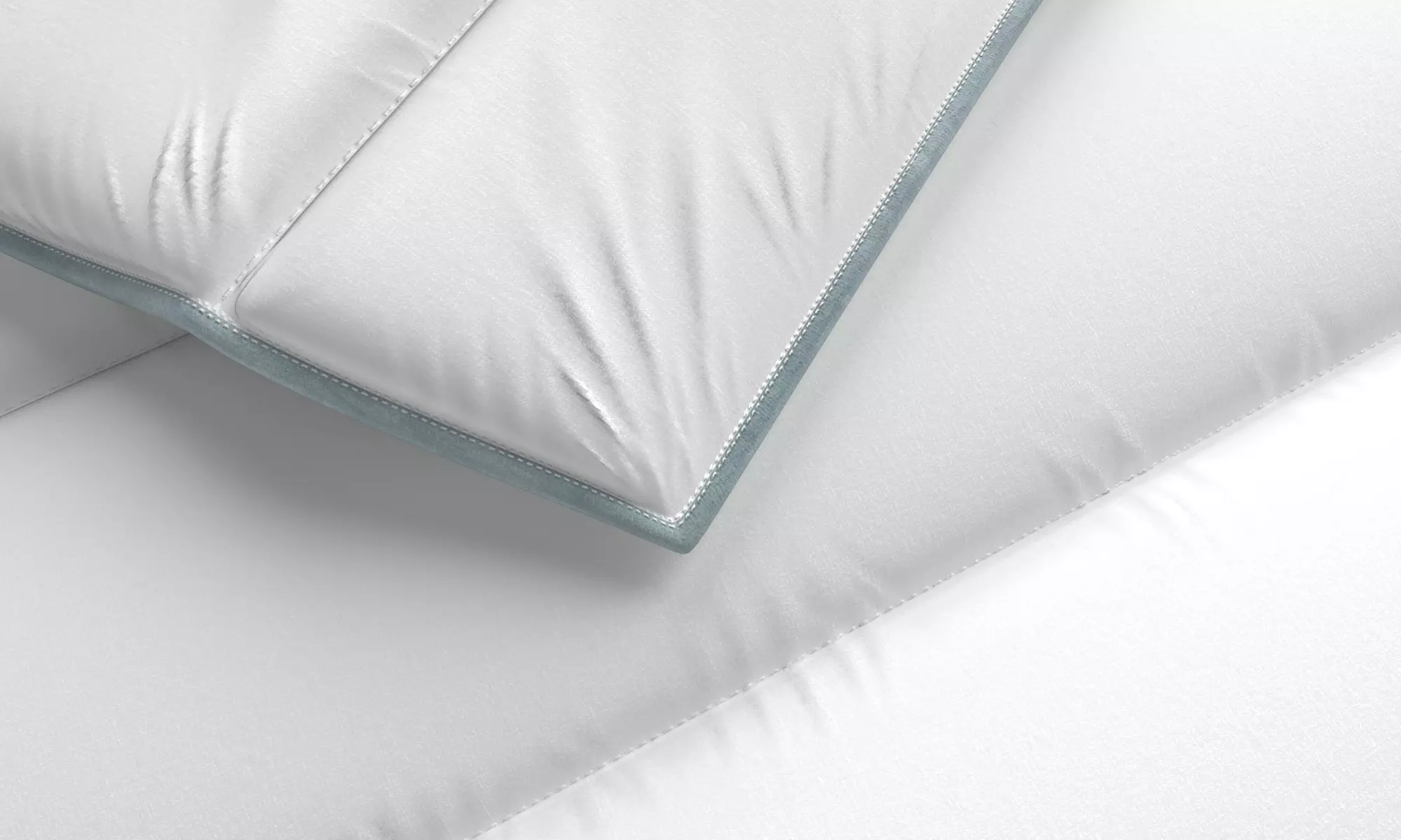 Couette "Azur" 400g/m², lavable à 90°C, fabrication française, taille au choix - Image 7