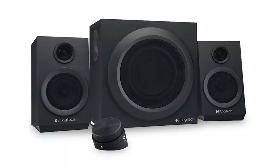 Logitech 2.1-Channel Multimedia Speaker System with Subwoofer and Control Pod - Primary Image