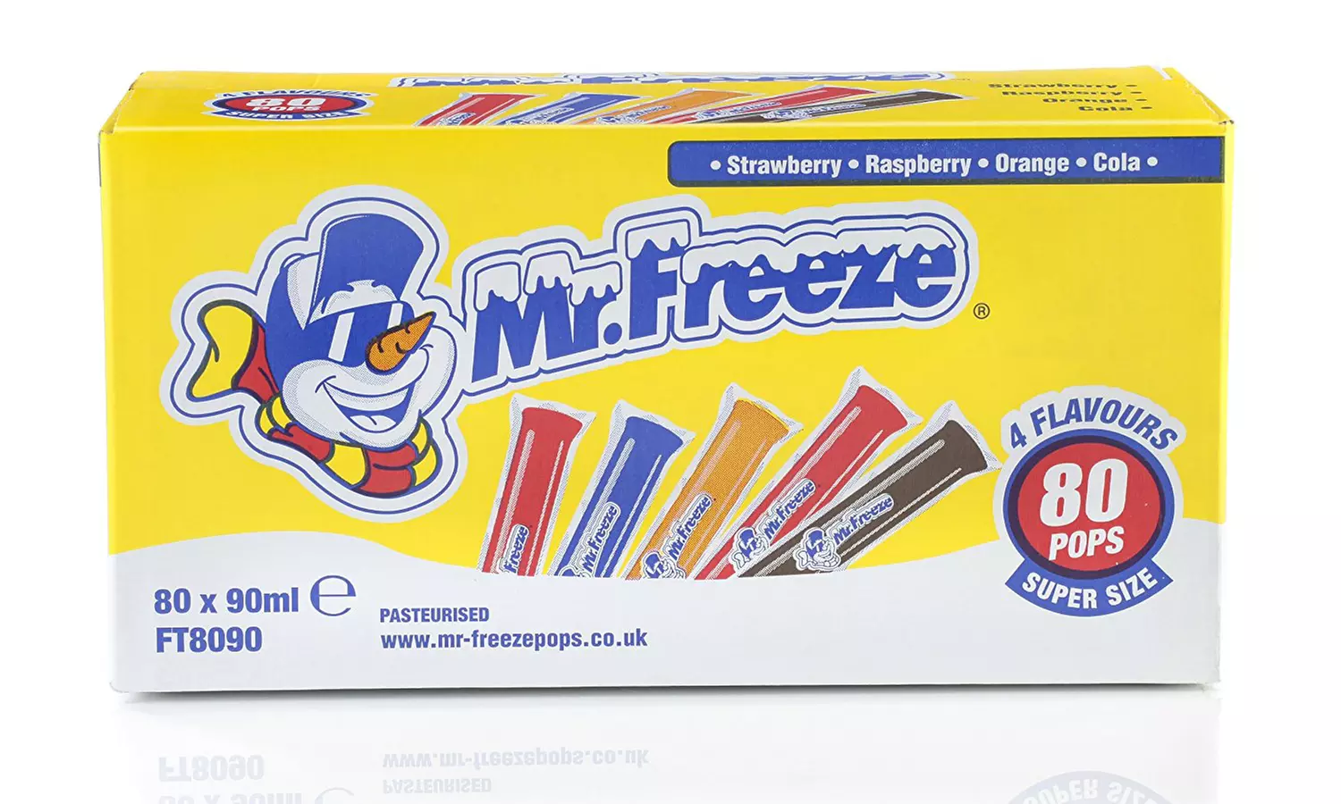 150, 80 of 60 ijslollies van Mr. Freeze in standaard, groot of extra groot - Primary Image