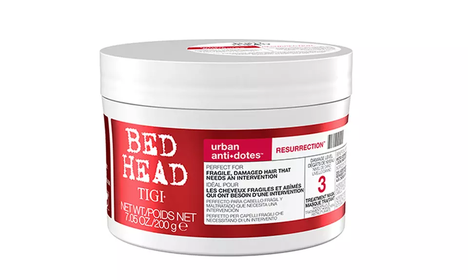 Pack de 2 masques capillaires Bed Head Urban Antidotes Resurrection de 200g de Tigi, livraison offerte - Image 2