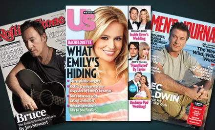 One-Year Subscription to "Rolling Stone," "Us Weekly," or "Men’s Journal" (Up to 55% Off) - Primary Image