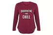 Instant Message: Social Distancing Lounge Plus Size Long Sleeve - Second Medium