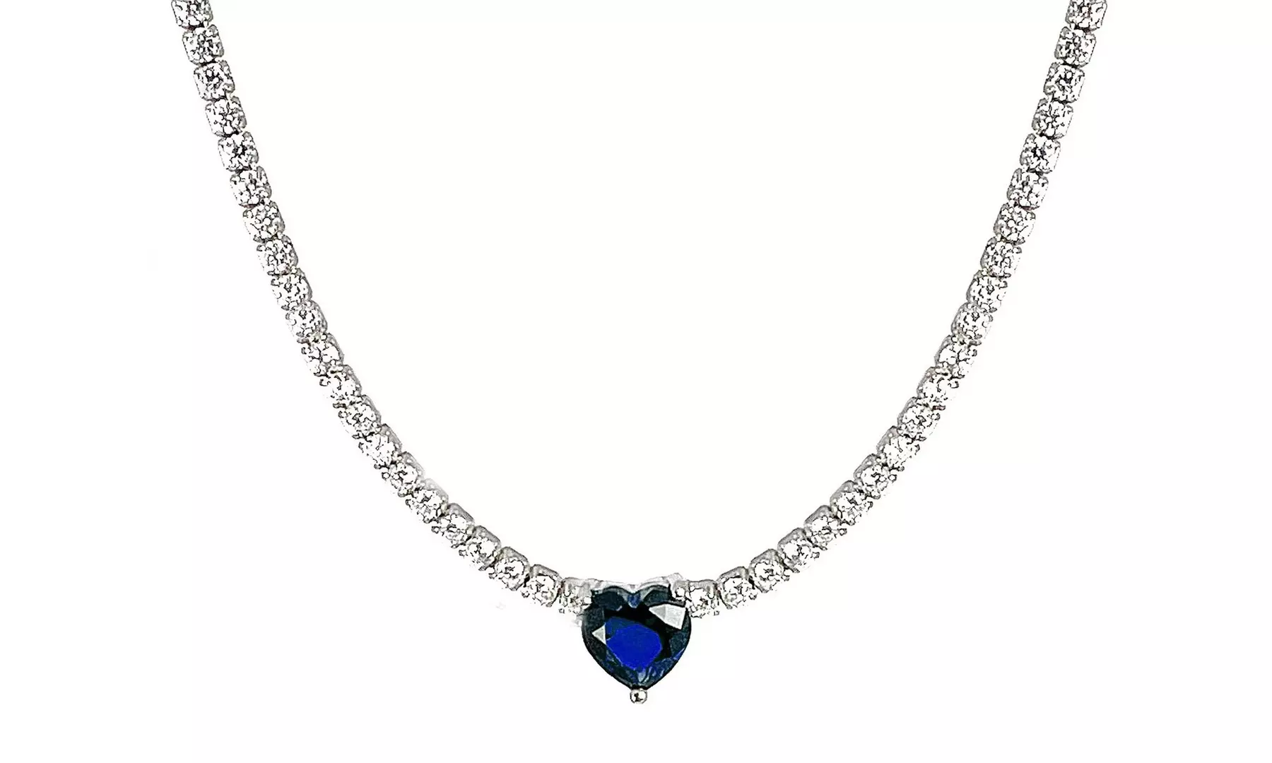 Bracciale e collana girocollo Tennis