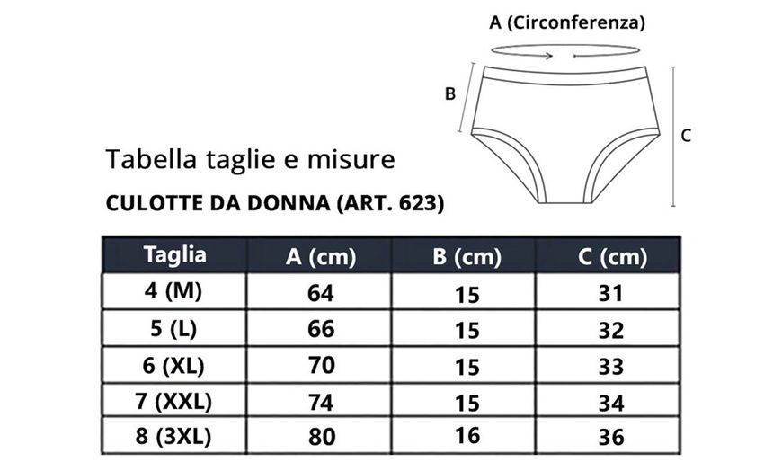 Image 2: 6 o 12 slip da donna a vita bassa o culotte Liabel