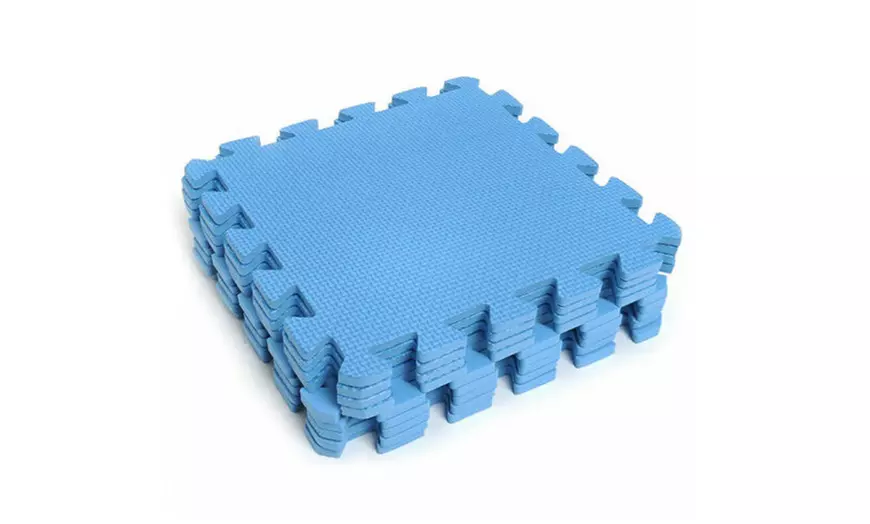 Image 18: 4 Interlock Foam Floor Mats