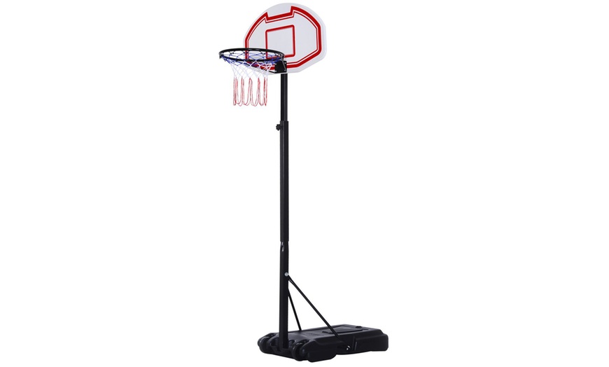 Image 8: HomCom Outdoor Basketball Stand