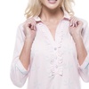 Image 7: Noble Mount 100% Cotton Poplin Long Sleeve Sleep Shirt