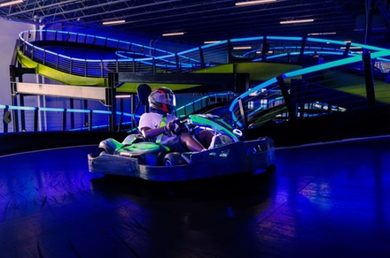 Karting and 3-Attractions for One - Andretti Indoor Karting & Games Katy, TX