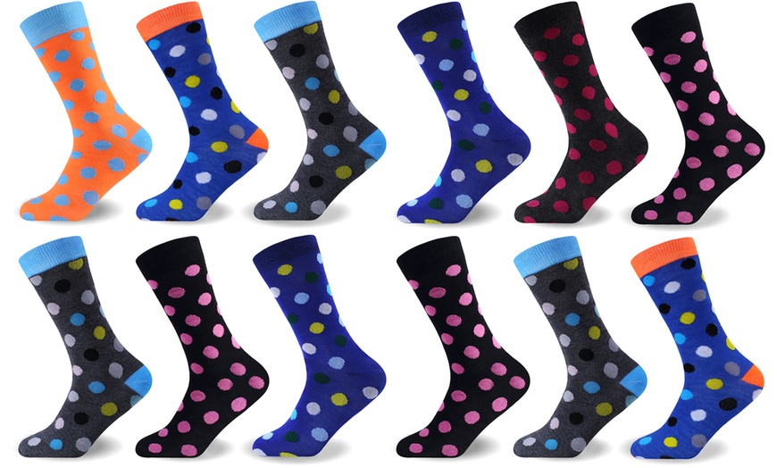 Image 4: Men's Funky Socks 12-Pack