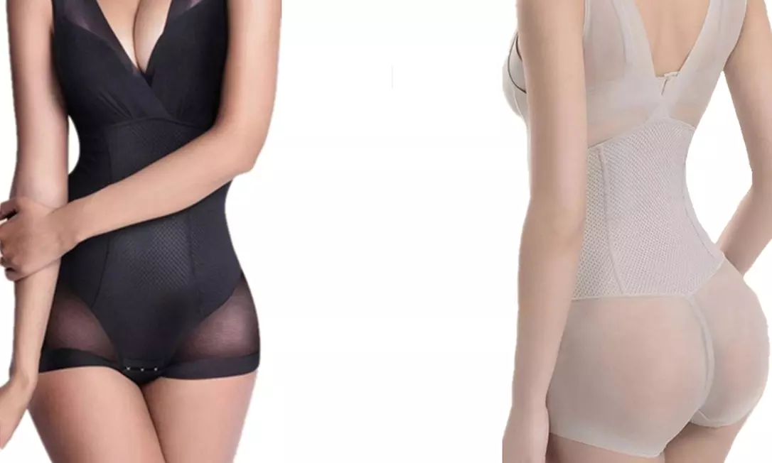 1x oder 2x figurformender Body in Schwarz oder Beige in der Größe nach Wahl - Primary Image