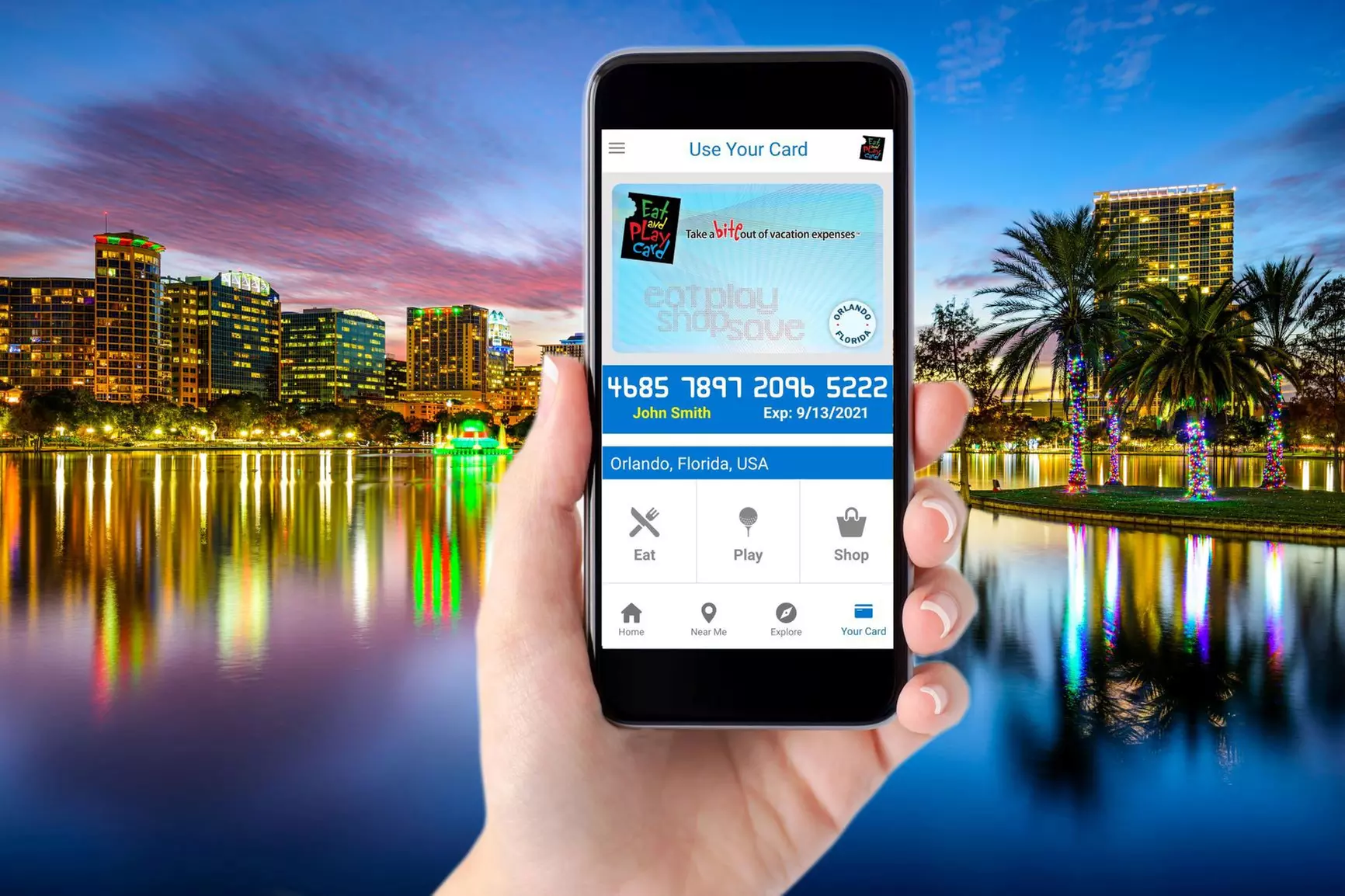 Experience big savings at Eat and Play Card Orlando And New York City with options for 6 or 12 months, up to 32% off - Primary Image