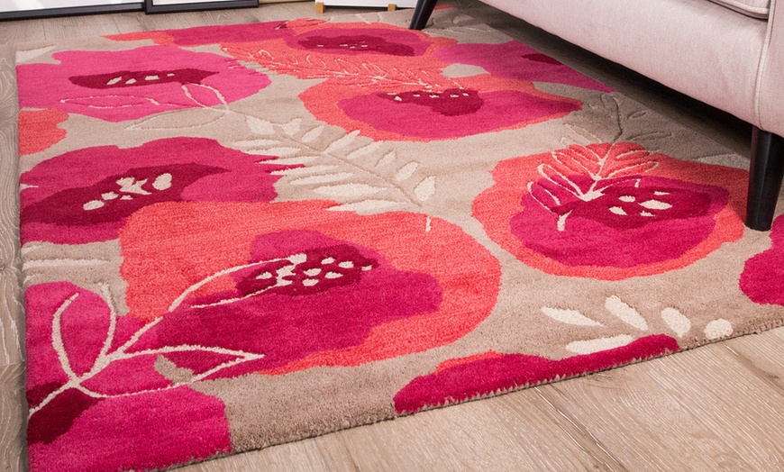 Image 9: Hand-Crafted Wool Rugs - 7 designs