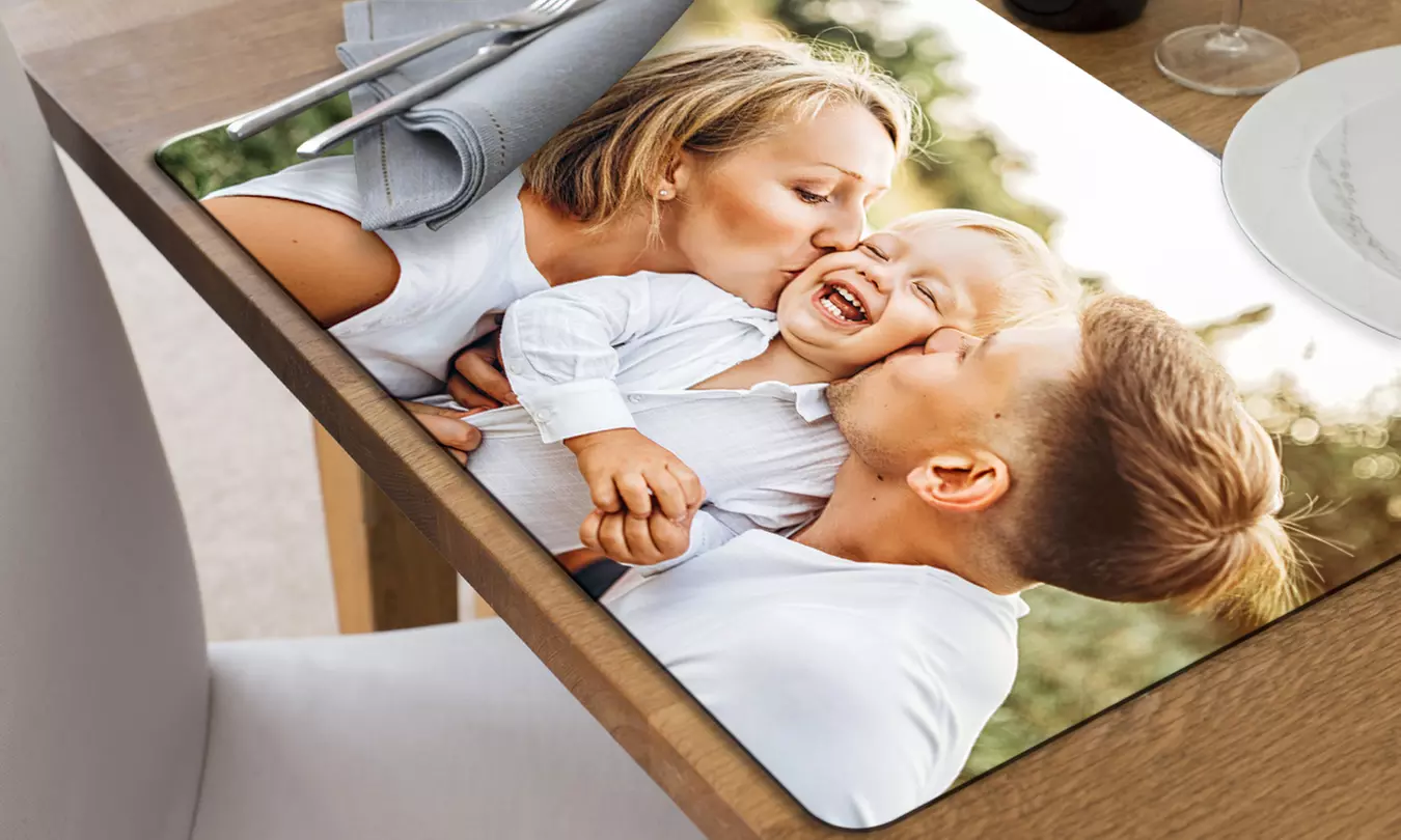 Set de table personnalisé avec photo sur Hello déco