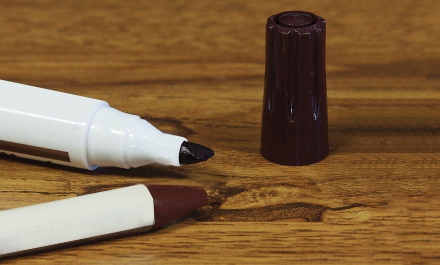 Image 4: Six-Marker Furniture Repair Kit