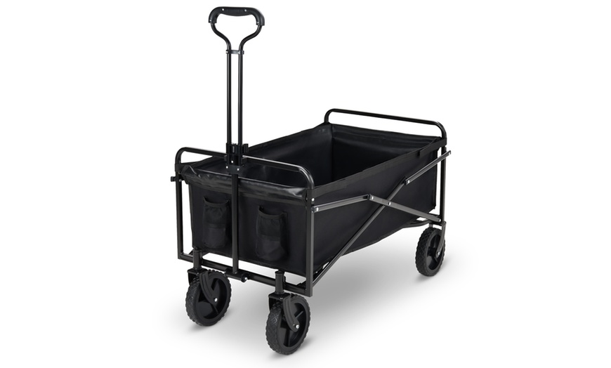 Image 9: Heavy-Duty Foldable Garden Trolley