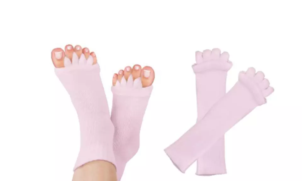 Wellness-Socken mit Zehentrennern in der Farbe der Wahl - Second Medium