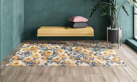 Tappeto con stampa digitale e fondo antiscivolo, disponibile in varie misure e fantasie