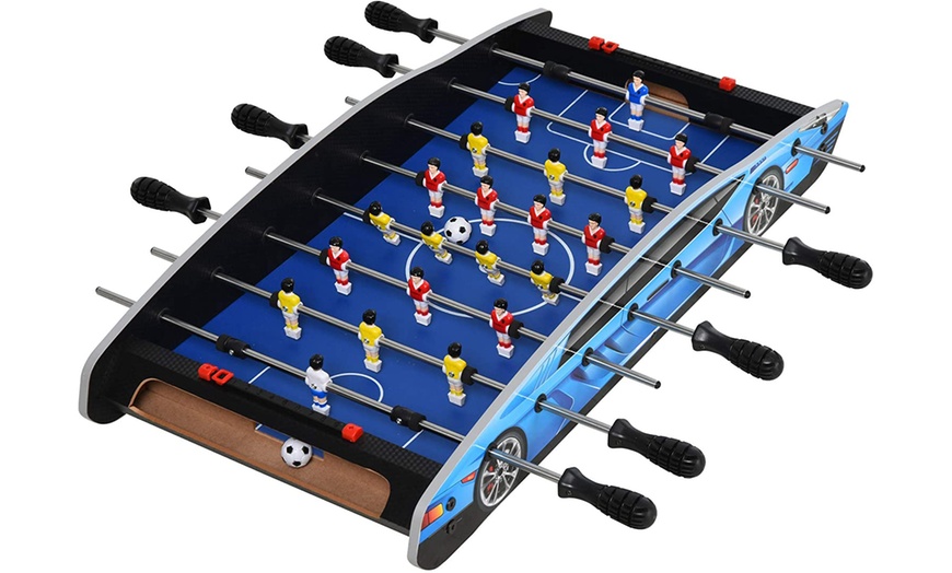 Image 5: HomCom 29 Inch Mini Tabletop Football Gaming Table