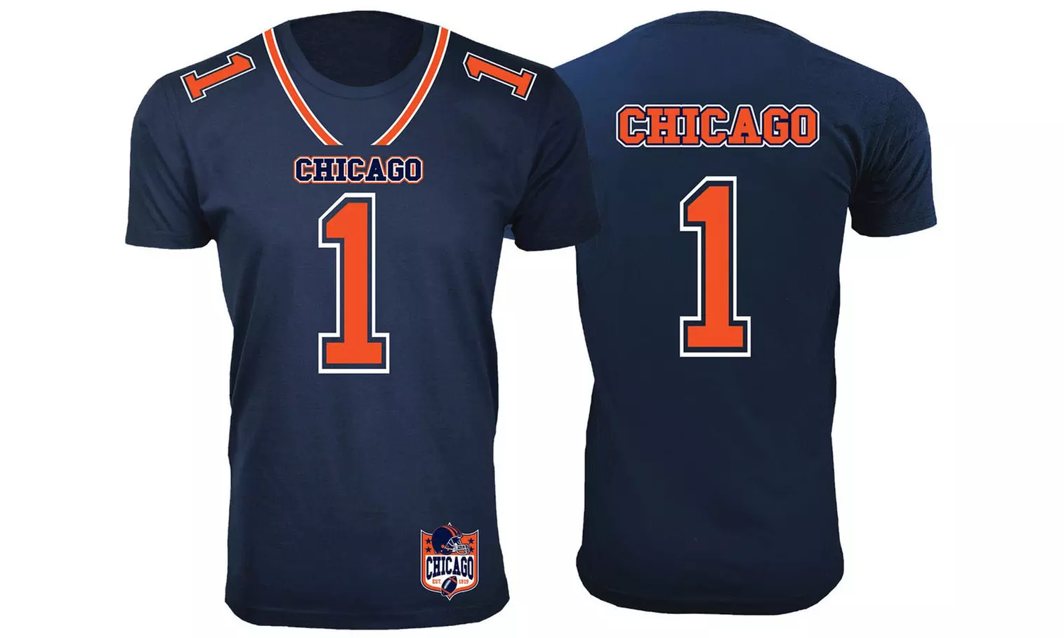 Men's Football Team Jersey T-Shirts (Extended Sizes Available)