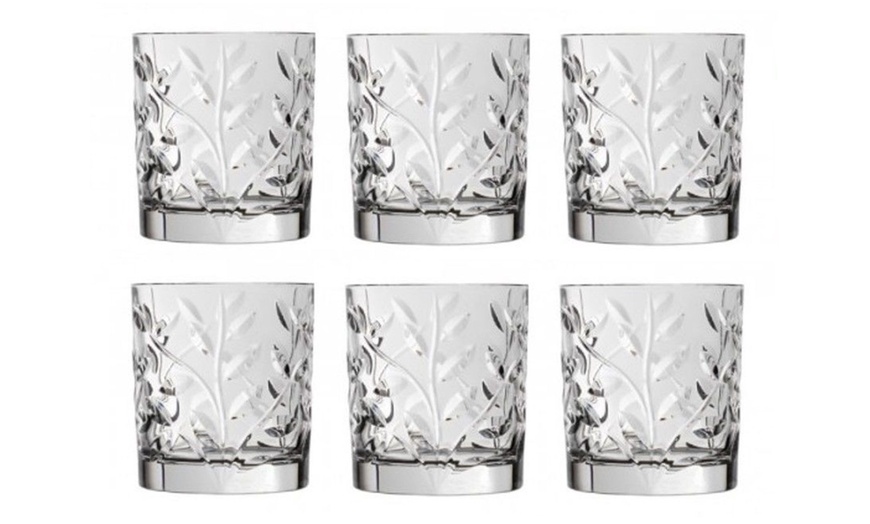 Image 2: RCR Crystal Laurus Whisky Glasses