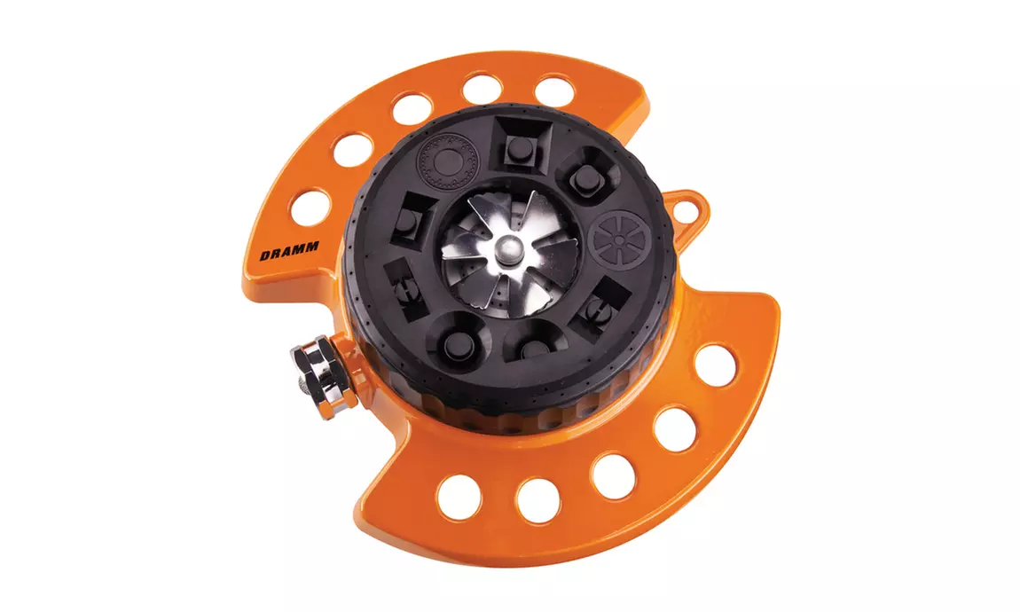 Dramm ColorStorm 9-Pattern Turret Sprinkler with Metal Base - Second Medium