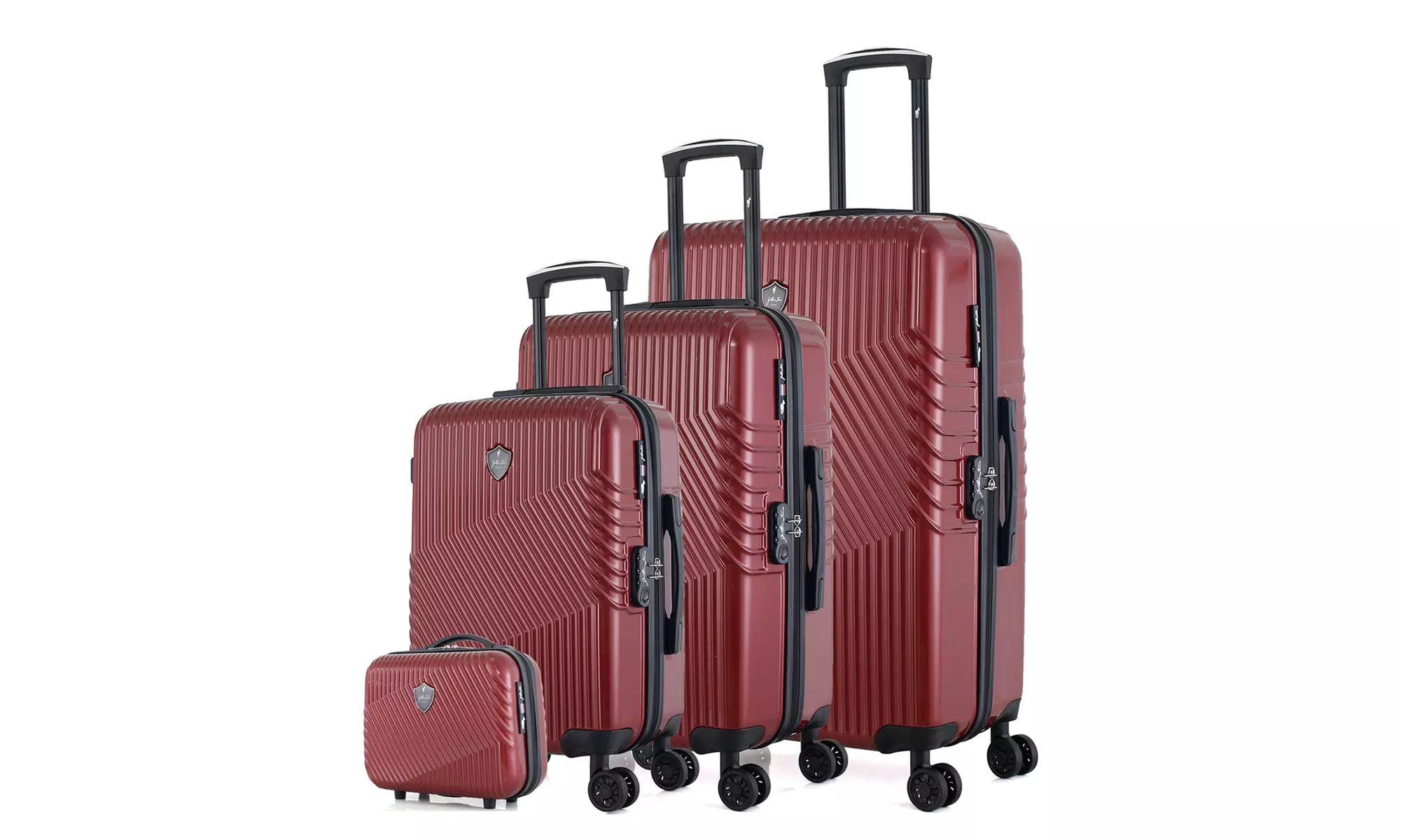 Lot de 3 valises et 1 vanity Peter-C