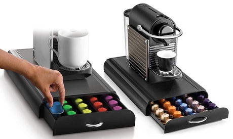 Cassetto porta capsule con capienza 50 capsule Nespresso