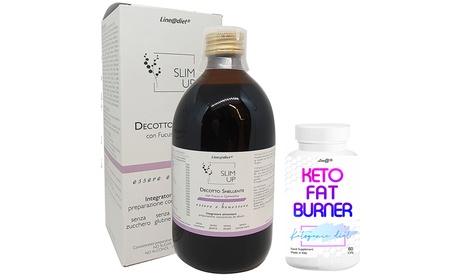 Kit per dieta Line@Diet composto da Slim up e 30 o 60 compresse di Keto Fat Burner o Bruciagrassi Forskolin