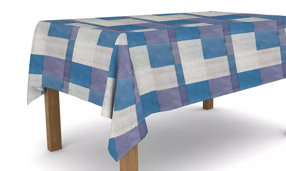 Tischdecke aus gewachstem PVC