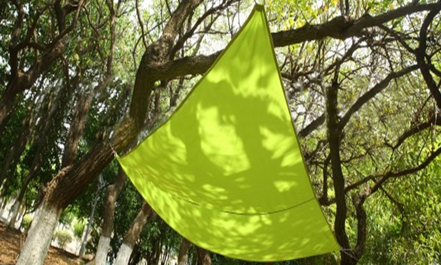 Image 6: Triangle Shade Camping Cloth