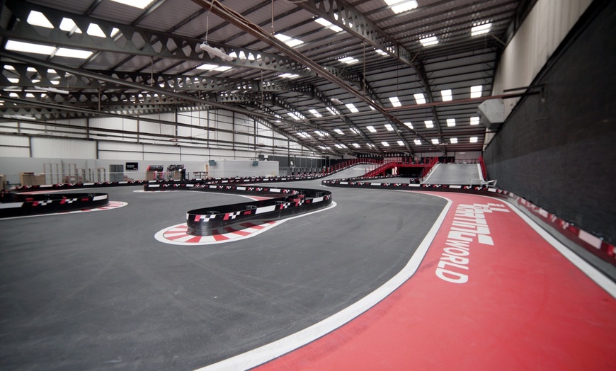 Image 1: One Admission to 100-lap go-karting experience at PMG Karting World