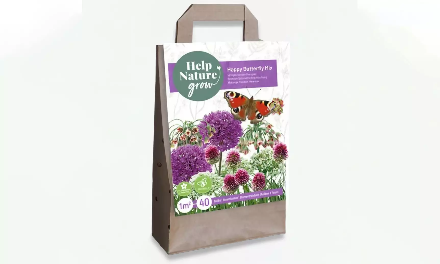 Tot 120 Happy Bee en/of Butterfly Mix bloembollen - Second Medium