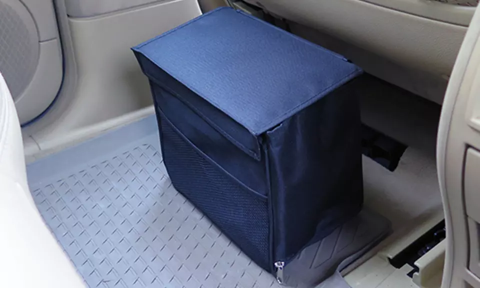 Evelots Leakproof Car Trash Basket - Primary Image