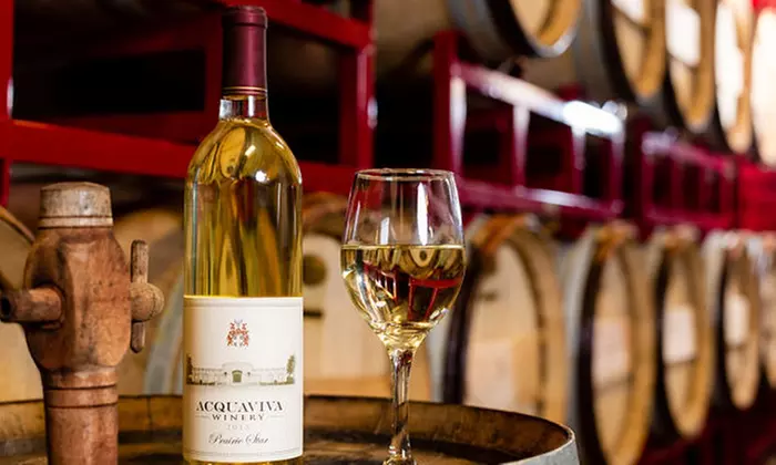 Wine Tasting and Tour with Take-Home Bottle of Wine for One or Two at Acquaviva Winery (Up to 32% Off) - Primary Image