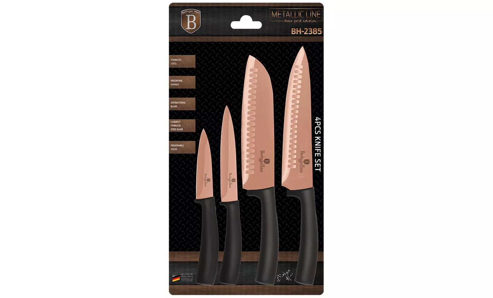 Berlinger Haus Four-Piece Titanium Knife Set - Image 2