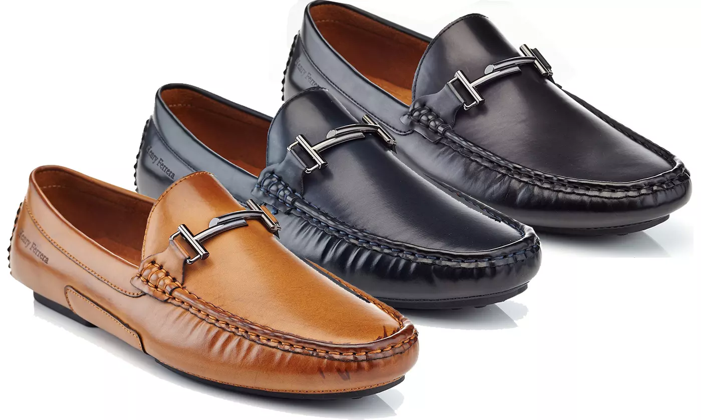 Henry Ferrera Men's Driving Casual Loafers - Primary Image