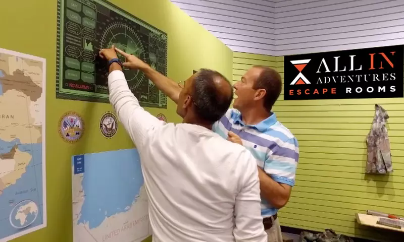 Escape Room Admission for Two, Four, or Eight at All in Adventures (Up to 32% Off) - Primary Image
